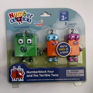 Numberblocks Toy Set - Green and Orange